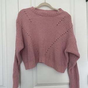 Soft Chenille Knit American Eagle Sweater